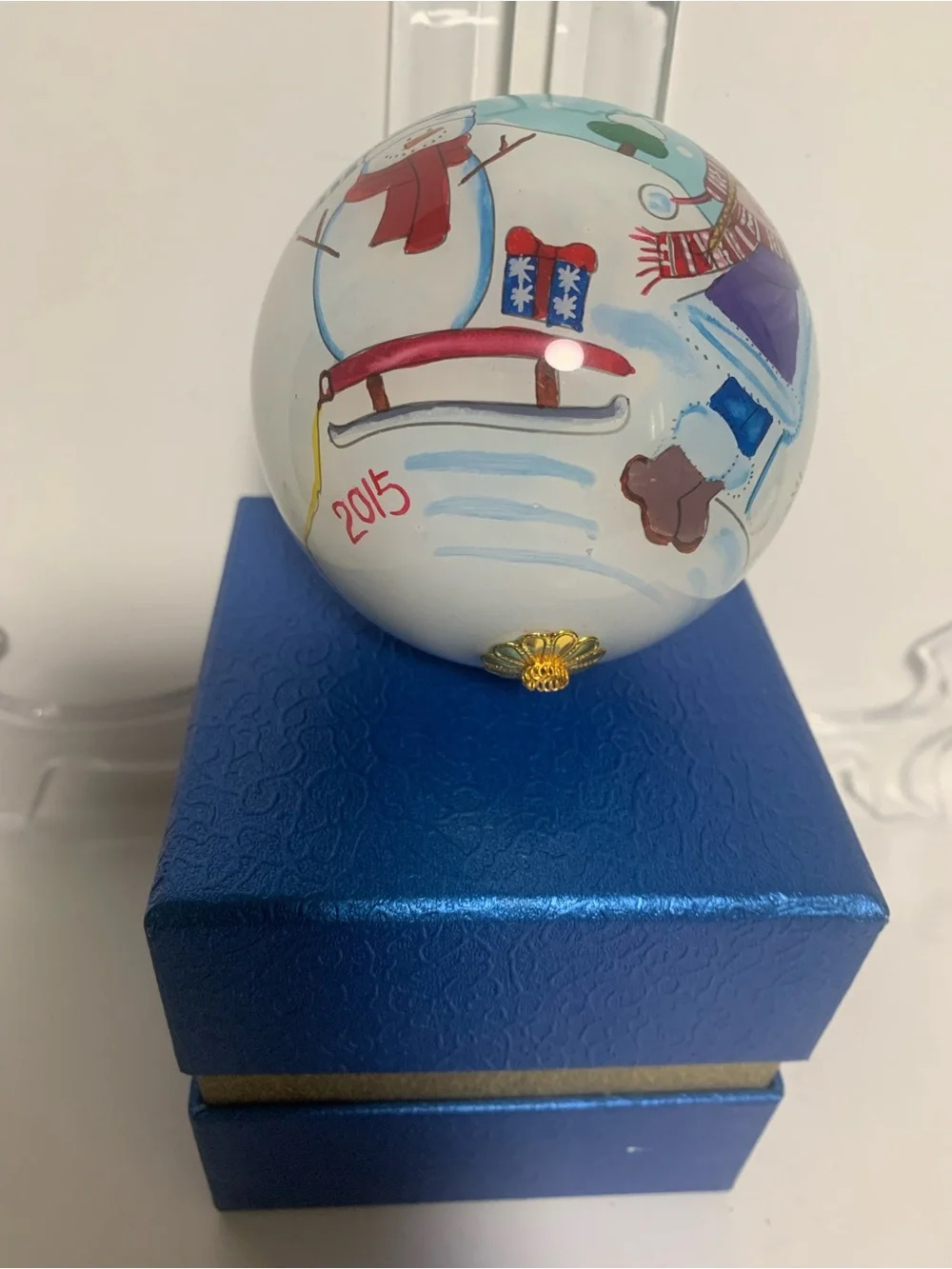 Pier1 Li Bien hand painted ornament